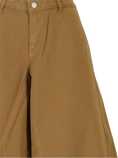 Khaki large pants FEDERICA TOSI | 4082741011